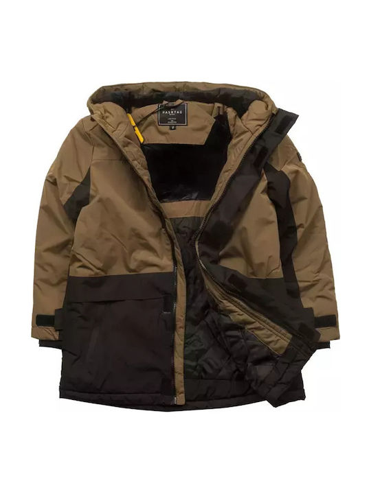 Kids' Parka with Lining & Hood Cigar - Black