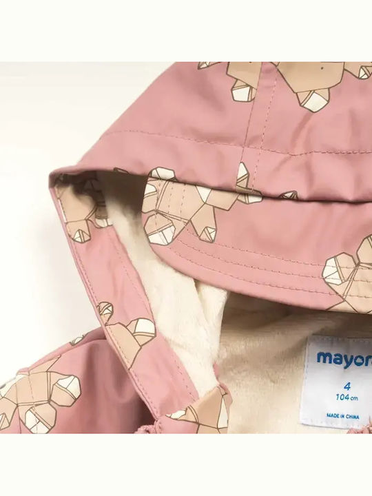 Kinder Freizeitjacke mit Kapuze Pink