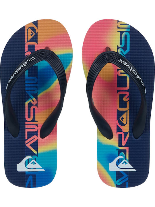 Kids' Flip Flops Blue Molokai Art