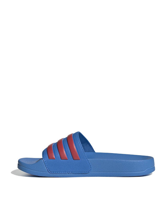 Kids' Flip Flops Slides Blue Adilette Shower