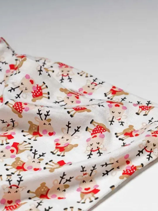 Mayoral Kids' Pajamas Winter Cotton Red Christmas