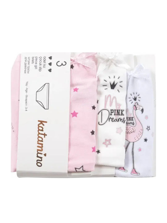 Energiers Pink Dreams Kinder-Set mit Slips Bunte 3Stück