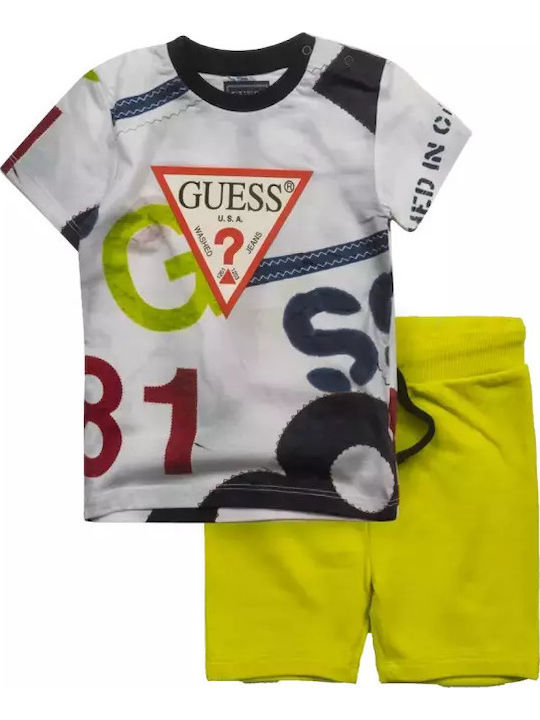 Kids' Set with Shorts Summer 2pcs White