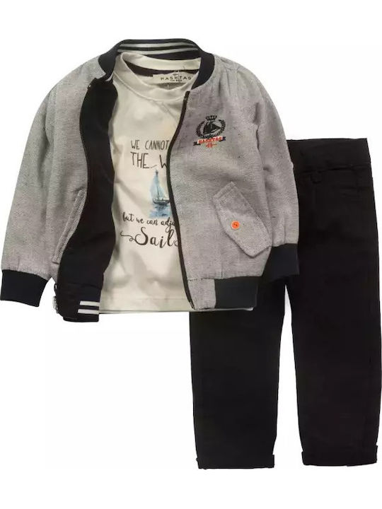Kinder-Set mit Hose Sommer 3Stück Blue