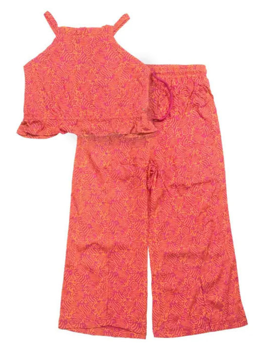 Kids Set with Pants Summer 2 Pieces Orange