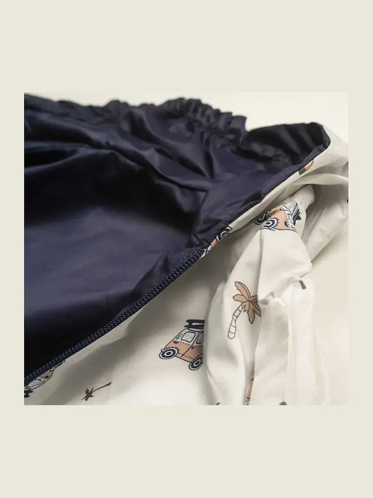 Kids' Set with Pants & Outerwear Winter 3pcs Blue Navy
