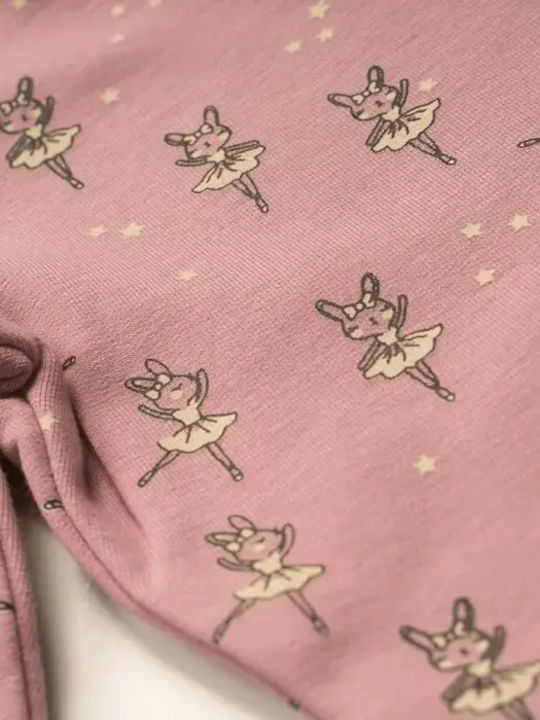 Kinder-Set mit Leggings Winter 2Stück Pink