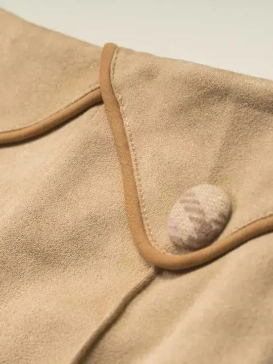 Set pentru copii cu pantaloni Iarnă 3buc Beige
