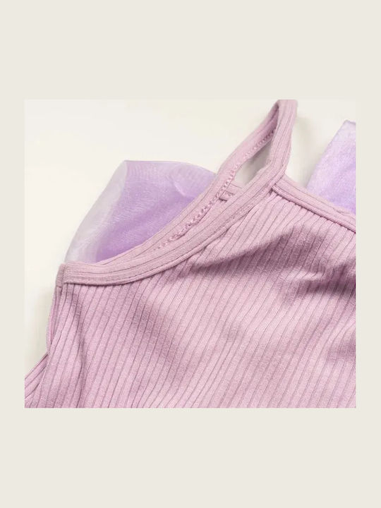 Kinder-Set mit Leggings Sommer 2Stück Lilac