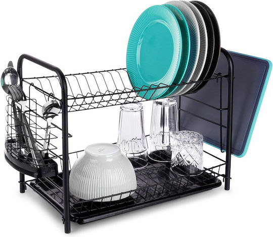 Vilde Metallic Black Sink Strainer 51.5x24.5x33cm