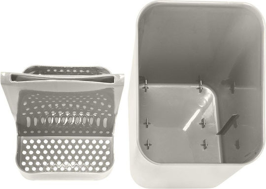 Vilde Suport De Scurgere Pentru Tacâmuri Din Plastic Gri 14x11.5x16cm