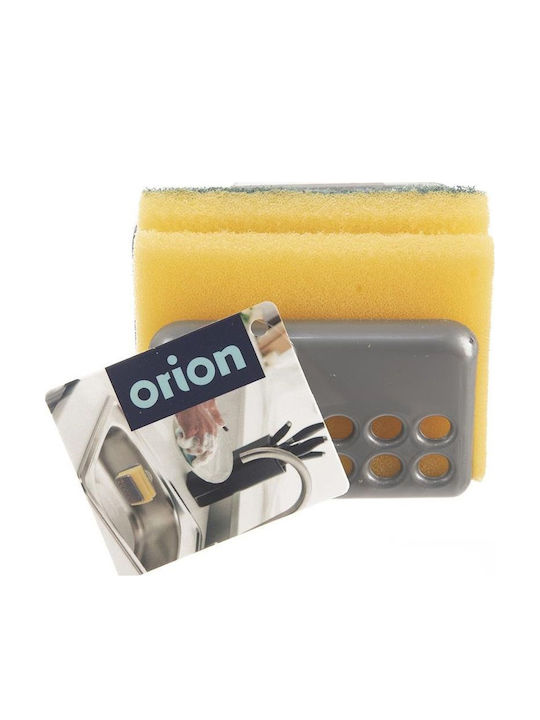 Orion Θήκη για σφουγγάρι Γκρι 6x7.5cm