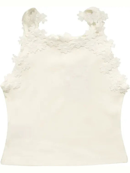 Kids Top Sleeveless White