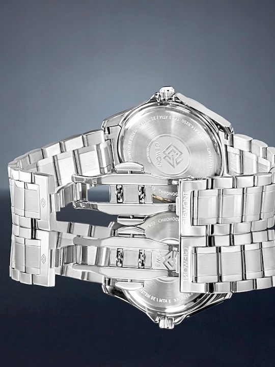 Sapphire Men's Watch 40mm Battery Stainless Steel Bracelet Silver Blue GW5160 B3