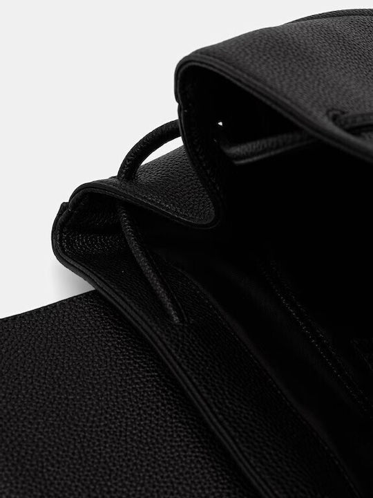 Emblem Women's Backpack Shoulder Bag Black