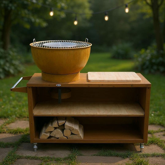 Heat Trolle Hbbq.005r Rusty Garden Kitchen Brown