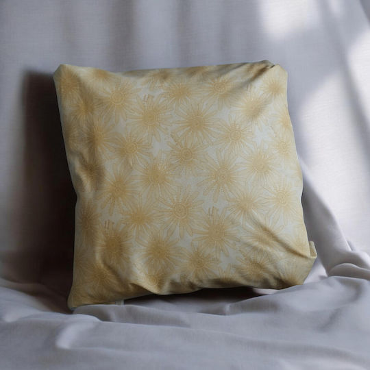 Oxygen Μαξιλαροθήκη Eco Text Fabric Πολύχρωμη 45x45εκ.