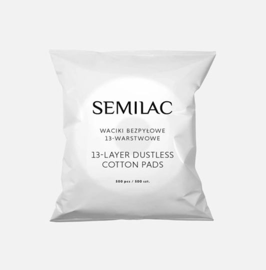 Lint-free 13-layer Cotton Pads Manicure Pedicure Semilac 500 Pcs