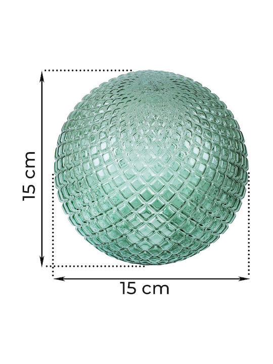 Cannes Green Glass Shade Ball 15cm