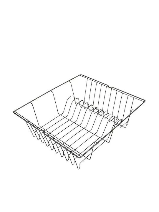 Metaltex Στραγγιστήρι Γούρνας Μεταλλικό Γκρι 34x24x14cm