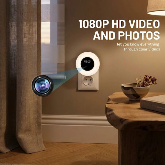 Κρυφή Κάμερα WiFi 1080p με Υποδοχή για Κάρτα Μνήμης