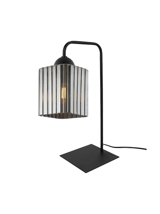 Light Home Table Lamp for E27 Fitting with Black Shade and Base