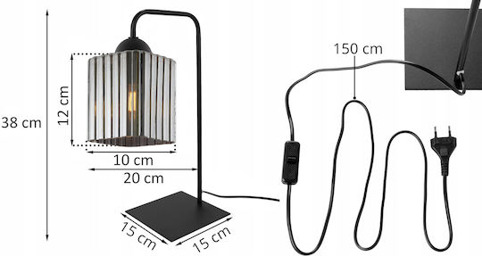 Light Home Osram Tischlampe Für E27 Mit Schwarzem Hut Und Basis