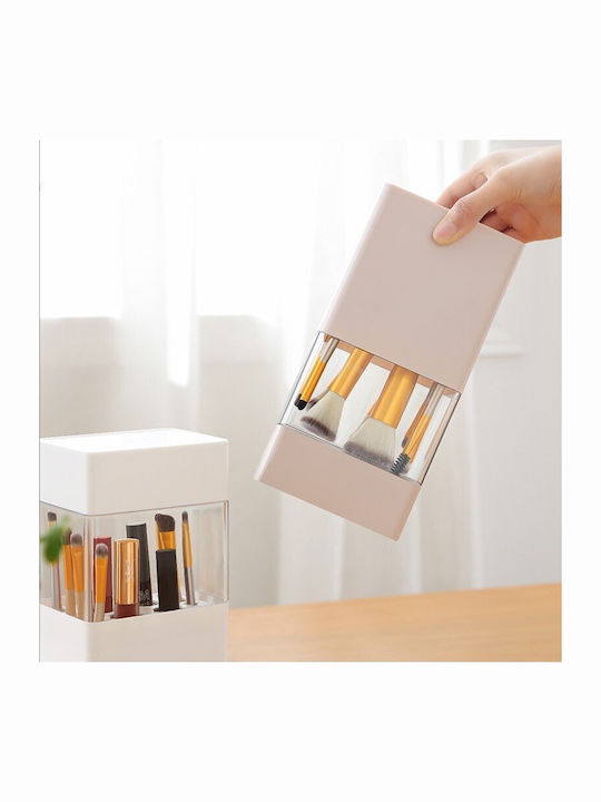 ecarla Cosmetics Organization Base With Pink Dividers 22x10.5x8cm