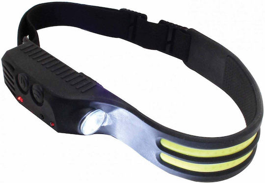 Satra Rechargeable LED Head Flashlight IPX4 with Maximum Brightness 350lm
