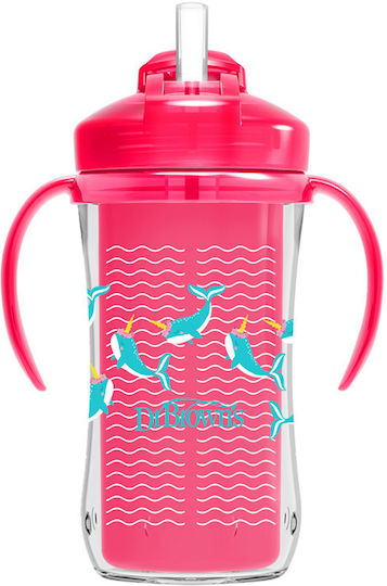 Dr. Brown's Toddler Cup with Handles and Straw Plastic 300ml for 12m+