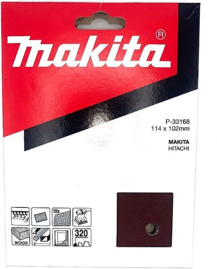 Makita Sand Paper 102x114mm Set 10 Pieces