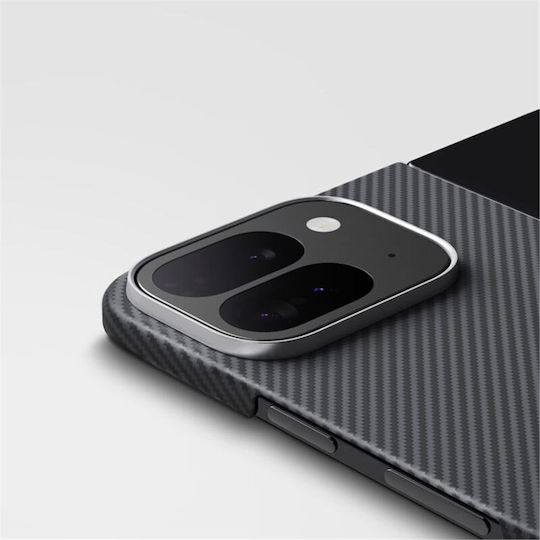 Husă Pitaka Magez 5 din Fibră de Aramidă Google Pixel 9 Pro Fold Magsafe 600d Negru Gri
