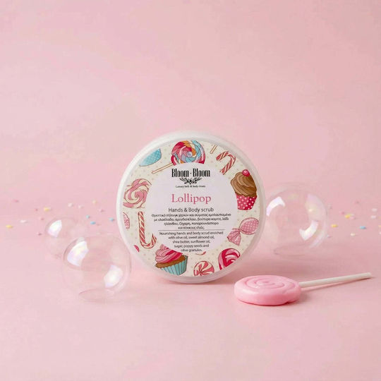 Peeling Σώματος Lollipop Ζάχαρη Κόκκους Ελιάς & Παπαρουνόσπορο 200gr