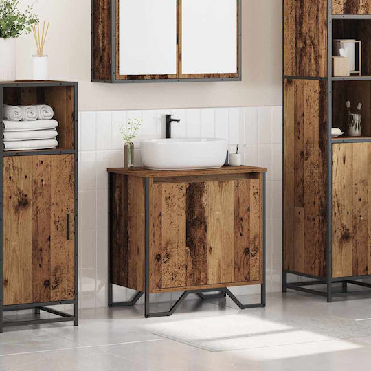 vidaXL Countertop without Sink L60xW35xH50cm Old Wood