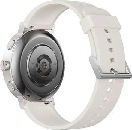 Realme Smartwatch S5 Keramik 46mm Wasserdicht Mit Herzfrequenzmesser Sand Weiß M/L