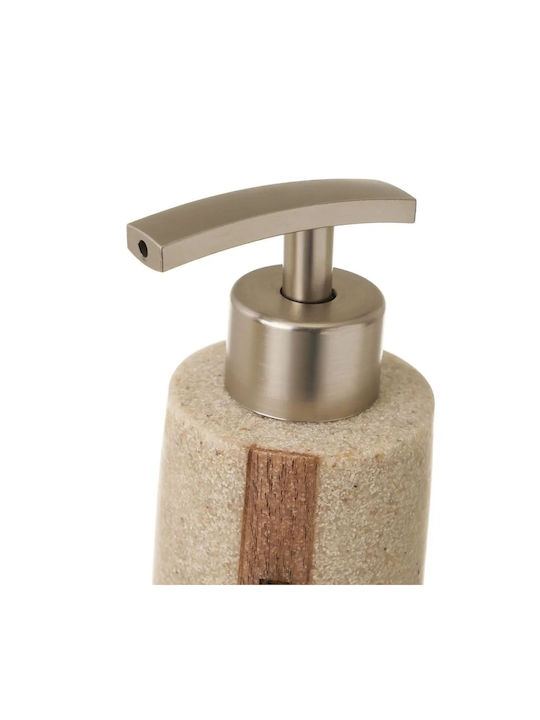 HowHomely Bathroom Accessory Set Plastic Beige 3 Pieces