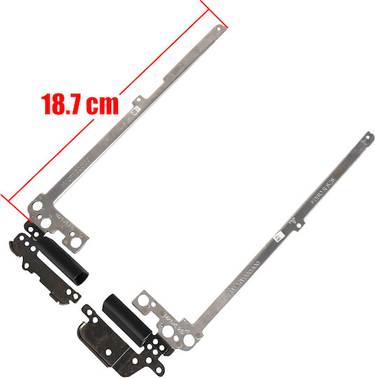 Laptop Hinges Bracket Set Dell Chromebook 11 3100 2-in-1 P29t001 3110 Y2jj5 0y2jj5 D31rd 0d31rd Am2rv000300 Am2rv000100 Edb10 Left & Right Code 1-hng0893