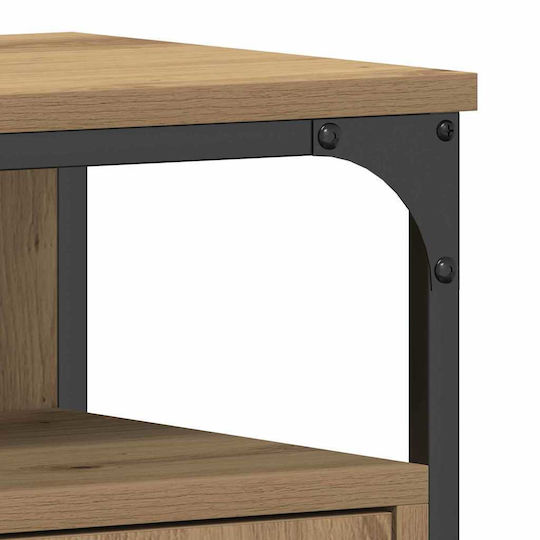 vidaXL Countertop with Sink L80xW30xH60cm Walnut