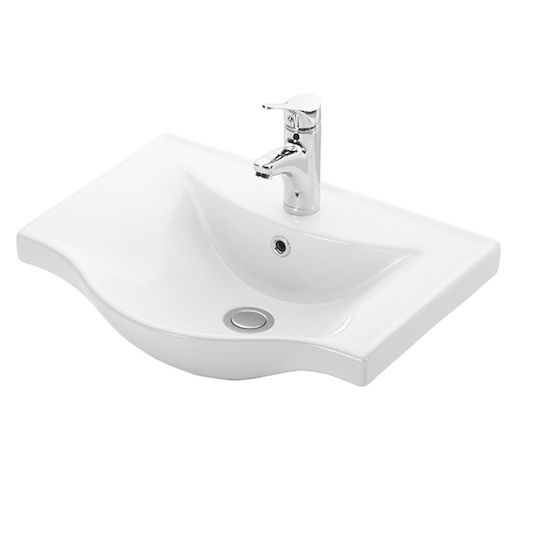 Martin Siena 55 Countertop with Sink & Mirror Melamine L51xW34xH83cm Harmony