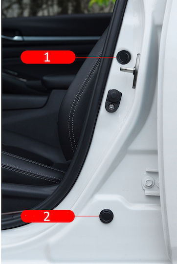 10x Bumper Sticker Silent Closing Door Closer