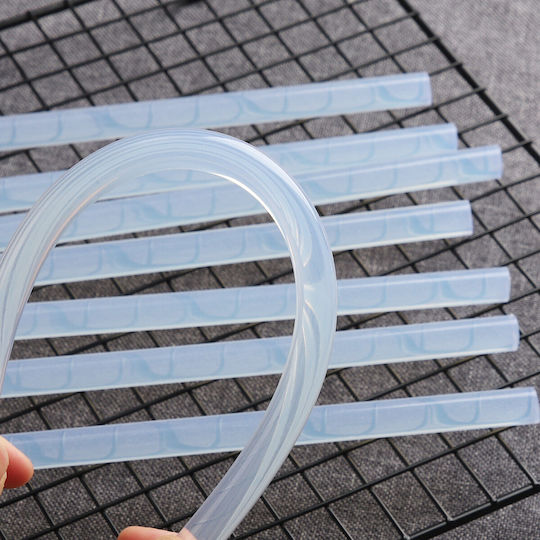 Bățuri Adezive Termofuzibile Alista Home Pistol De Lipit Silicon Termic Transparent Diametru 7 X 150 Mm Transparent