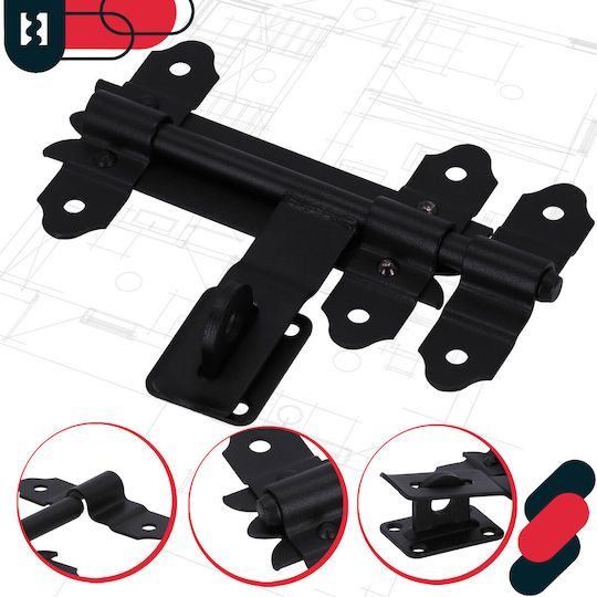 Kotarbau Zăvor Ușă Poartă Garaj Oțel Negru 150 Mm