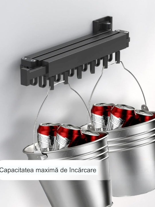 Uscător de Rufe Pliabil Înșurubat din Aluminiu
