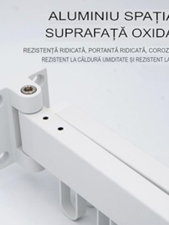 Πτυσσόμενη Απλώστρα Βιδωτή