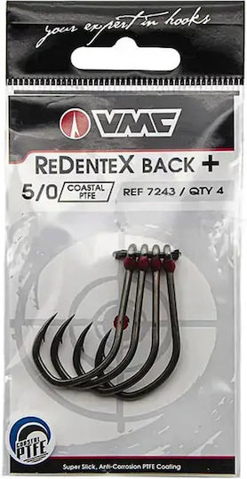 Cârlig De Pescuit Vmc Redentex Back 7243 Ct Pro Pack #6/0