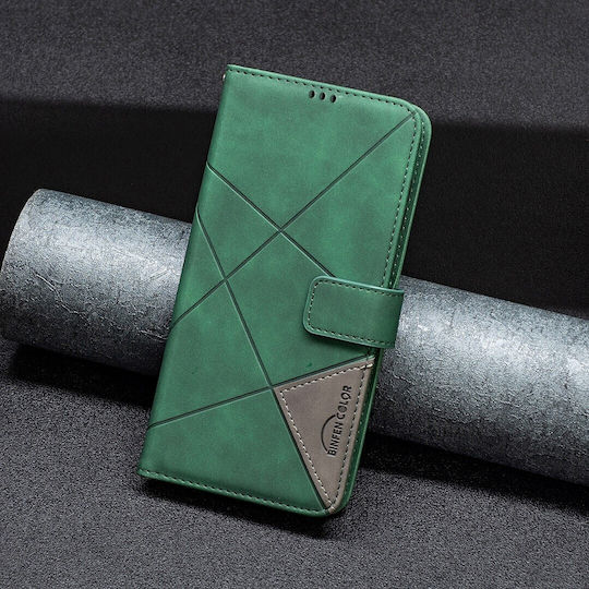 Tel1 Tcl 50 Se Magnetic Buckle Rhombus Θήκη Βιβλίο Green