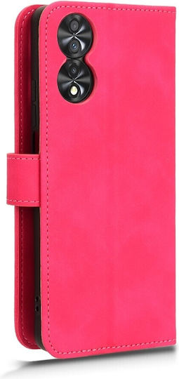 Tel1 Tcl 40 Se Rhombic Grid Book Case Rose Red