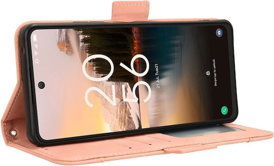 Tel1 Tcl 40 Nxtpaper 4g Skin Feel Calf Card Slots Book Case Pink