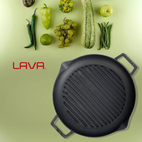 Lava Lava Grill aus Gusseisen 26cm