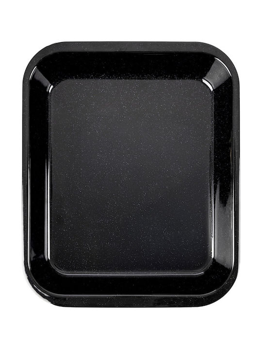 Orion Stainless Steel Baking Pan with Enamel Interior Coating 25x31cm